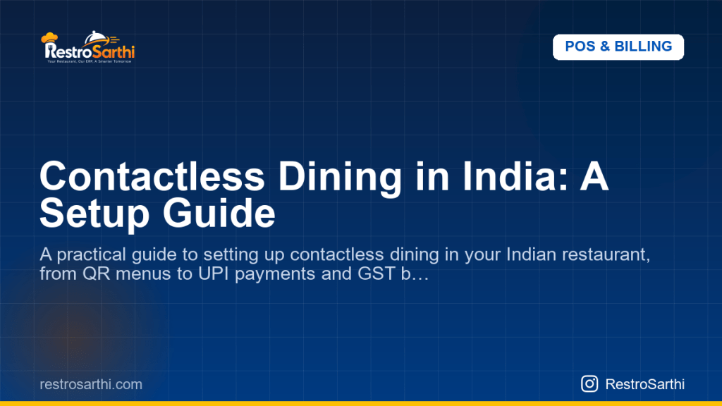Contactless Dining in India: A Setup Guide