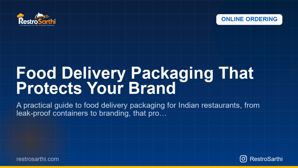 Food Delivery Packaging That Protects Your Brand