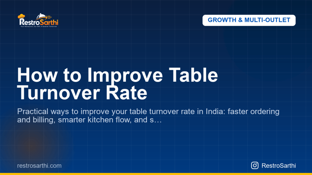How to Improve Table Turnover Rate