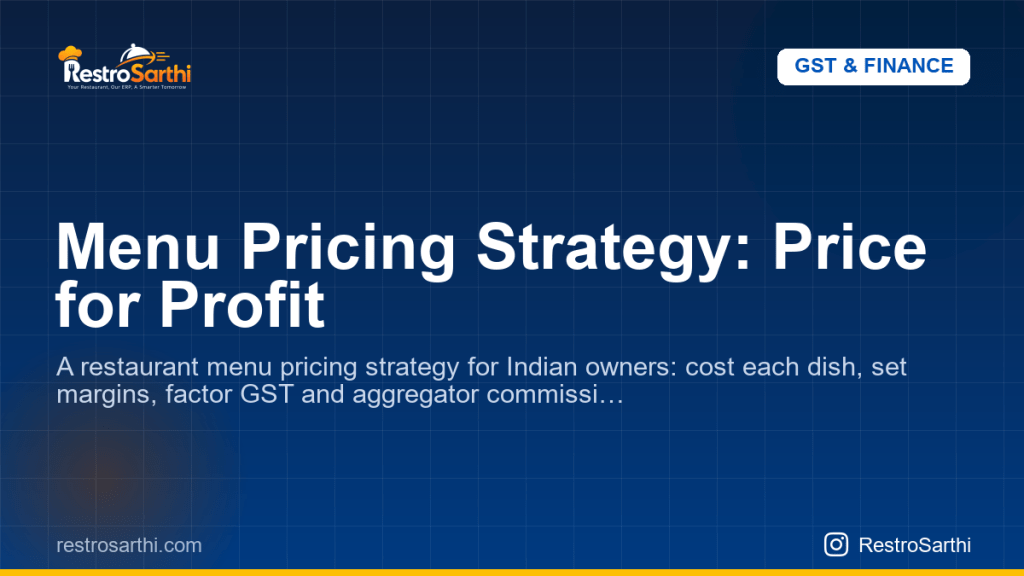 Menu Pricing Strategy: Price for Profit