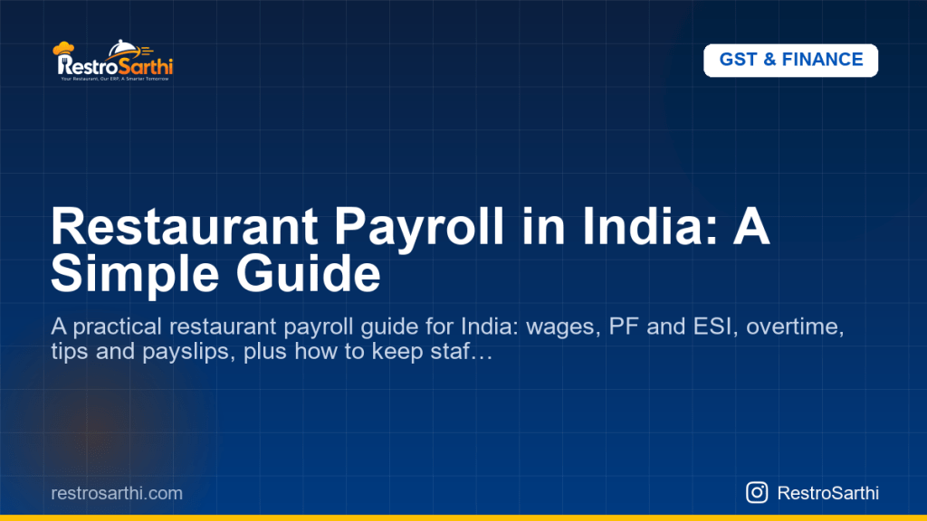 Restaurant Payroll in India: A Simple Guide