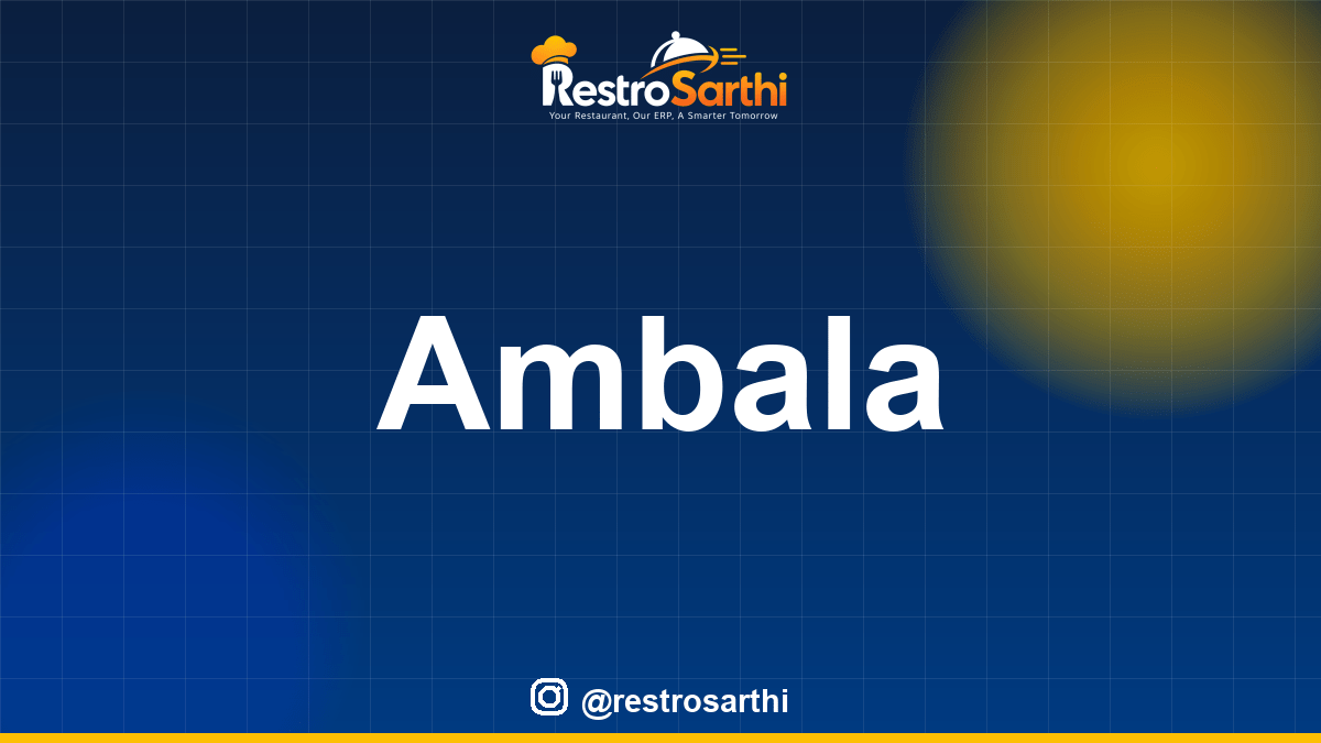 Restaurant POS & ERP software in Ambala, Haryana — Restro Sarthi