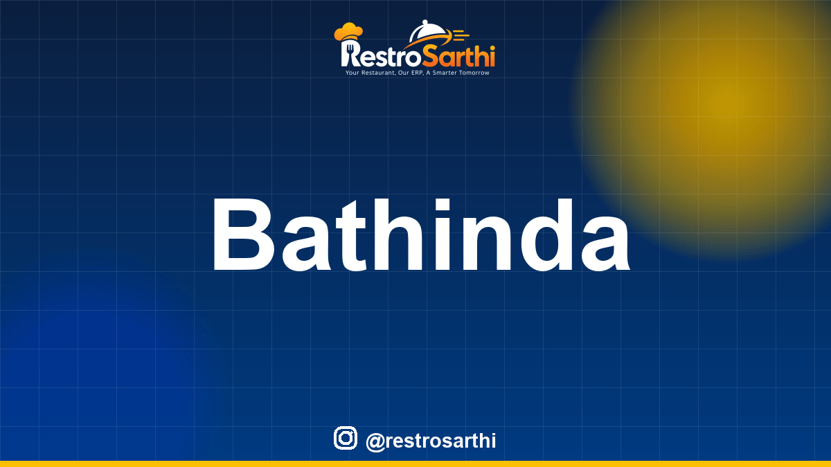 Restaurant POS & ERP software in Bathinda, Punjab — Restro Sarthi