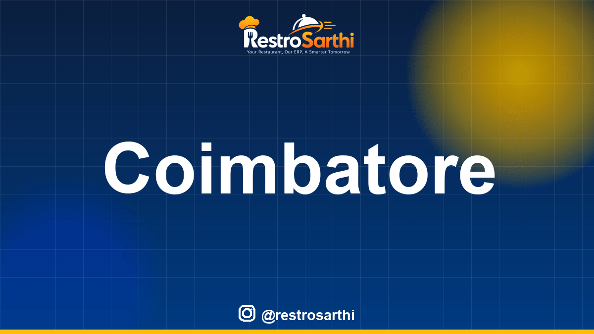 Restaurant POS & ERP software in Coimbatore, Tamil Nadu — Restro Sarthi