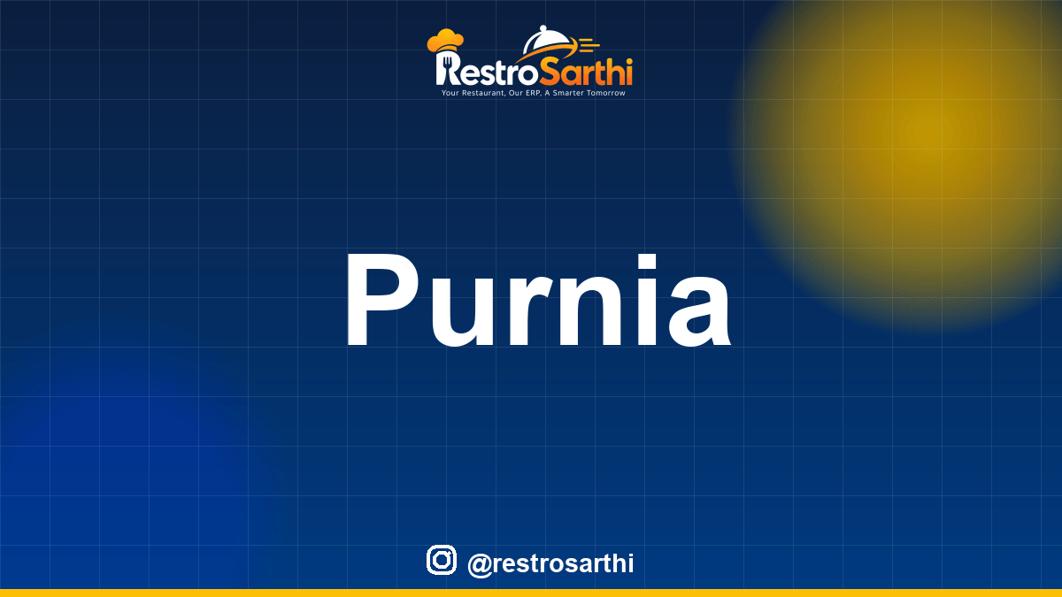Restaurant POS & ERP software in Purnia, Bihar — Restro Sarthi