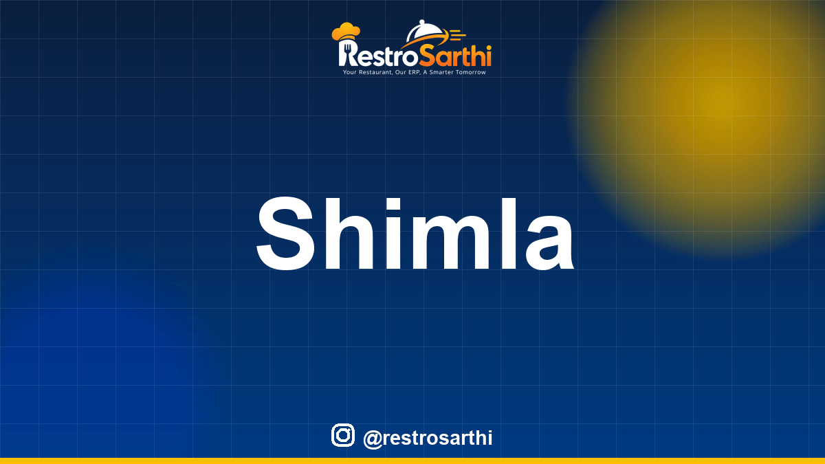 Restaurant POS & ERP software in Shimla, Himachal Pradesh — Restro Sarthi