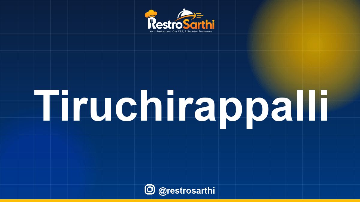 Restaurant POS & ERP software in Tiruchirappalli, Tamil Nadu — Restro Sarthi